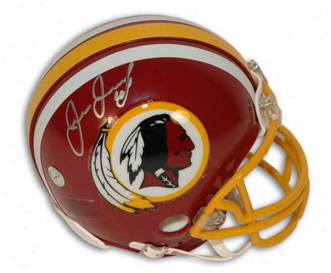Joe Jacoby Autographed Washington Redskins Mini Helmet