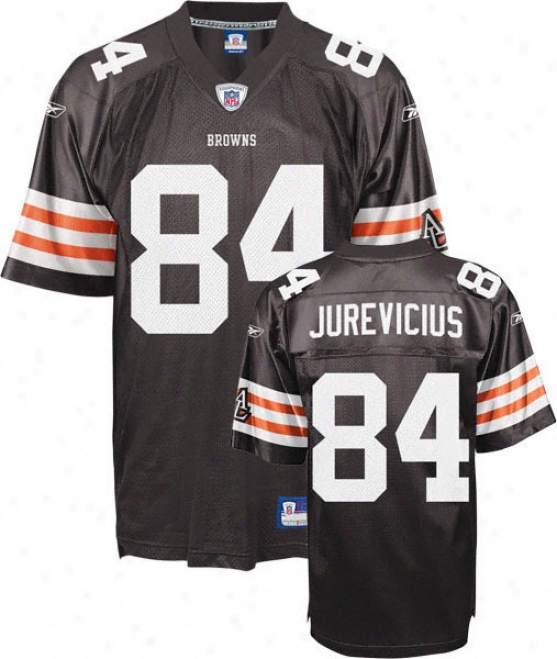 Joe Jurevicius Jersey: Reebok Brown Replica #84 Cleveland Browbs Jersey