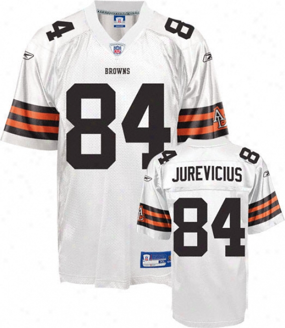 Joe Jurevicous White Reebok Nfl Replica Cleveland Browns Youth Jersey