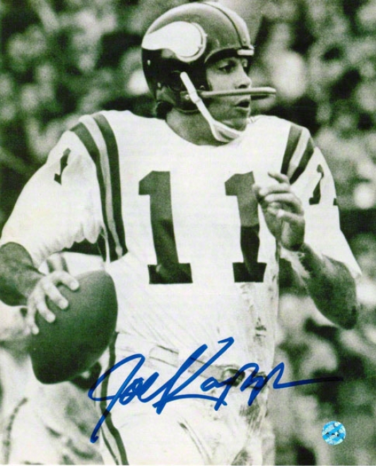 Joe Kapp Minnesota Vikings Autographed 8x10 Photo Bw