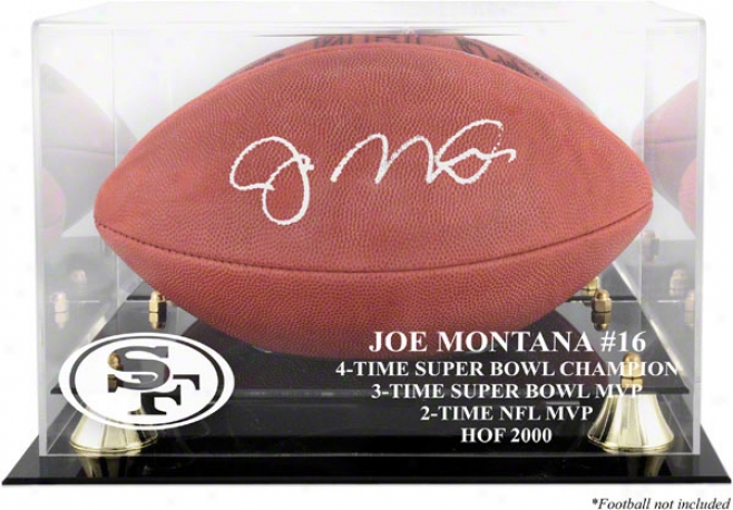 Joe Montana Golden Classic Football Case  Details: Hof 2000