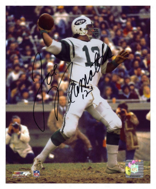 Joe Namath New York Jets Autographed 8x10 Photograph