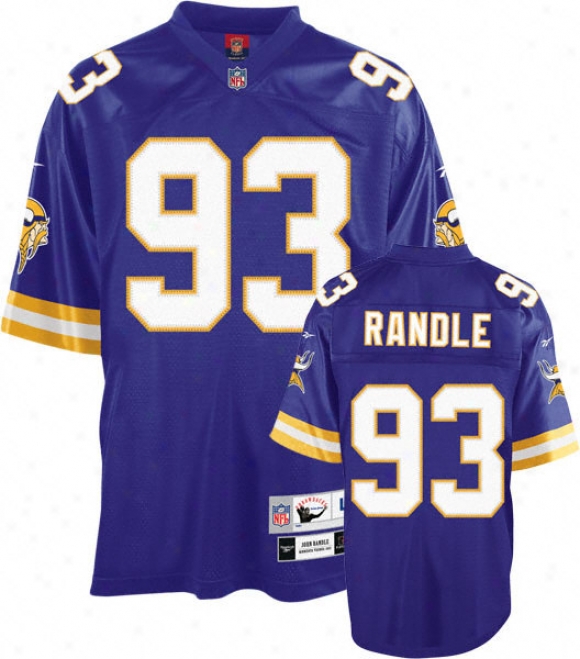 John Randle Purple Reebok Nfl Premier 1997 Throwback Minnesota Vikings Jersey