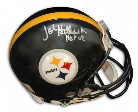 John Stallworth Autographed Pro-line Helm  Details: Pitttsburgh Steelers, Authentic Riddell Helmet