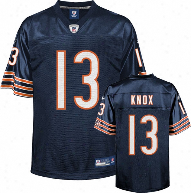 Johnny Knox Youth Jersey: Reebok Navy Replica #13 Chicago Bears Jersey