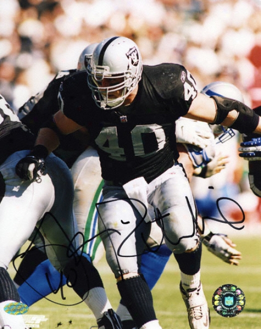 Jon Ritchie Oakland Raiders 8x10 Autographed Photograph