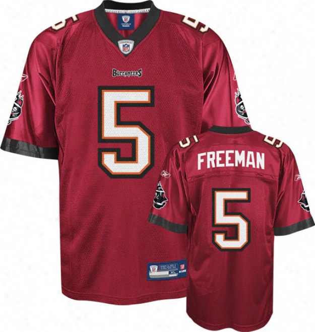 Josh Freeman Jersey: Reebok Red Replica #5 Tampa Bay Buccaneers Jersey