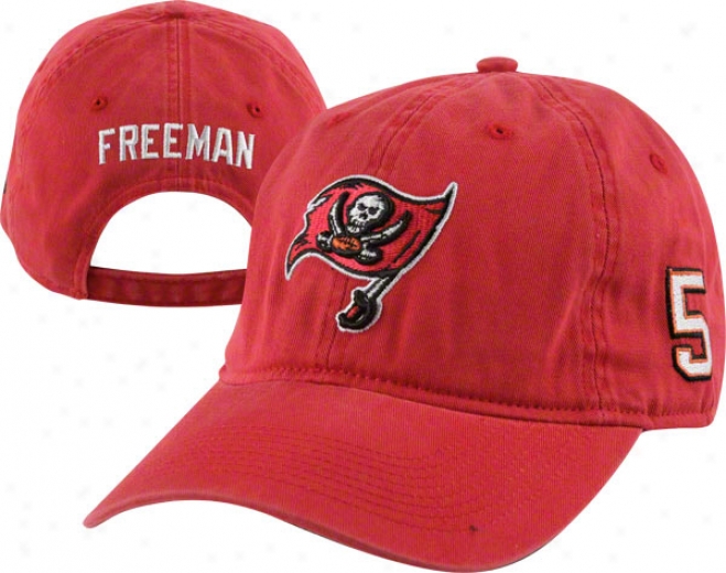 Josh Freeman Tampa Bay Bucaneers Adjustable Hat: Garment Washed Player Hat