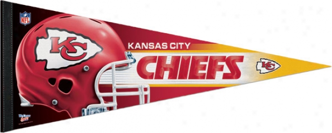 Kansas City Chiefs 12x30 Premium Pennant