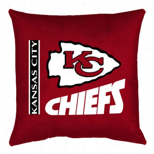 Kansas City Chiefs 17&quotx17&quot Locker Room Decorative Pillow