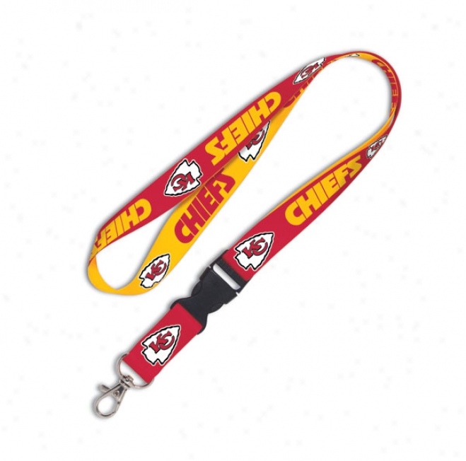 Kansas City Chiefs 2-tone Detachable Lanyard