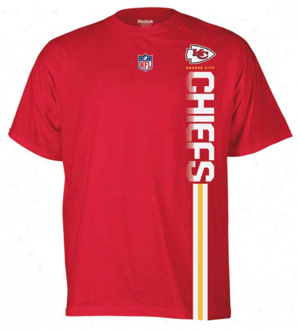 Kansas City Chiefs 2011 Sideline Power Left Red T-shirt