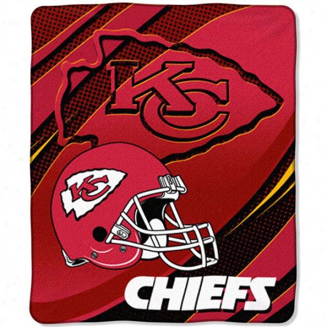 Kansas City Chiefs 50x60 Imprint Micro Raschel Throw