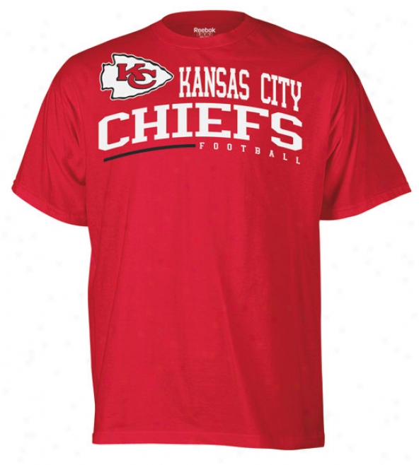 Kansas City Cihefs Vaulted Horizon Red T-shlrt