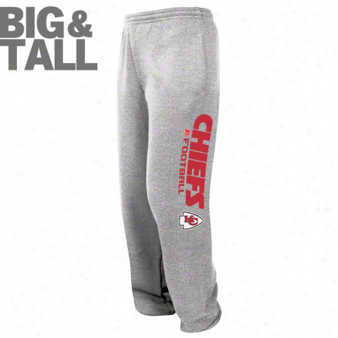 Kansas City Chie fs Big & Tall Grey Critical Victory Sweatpants