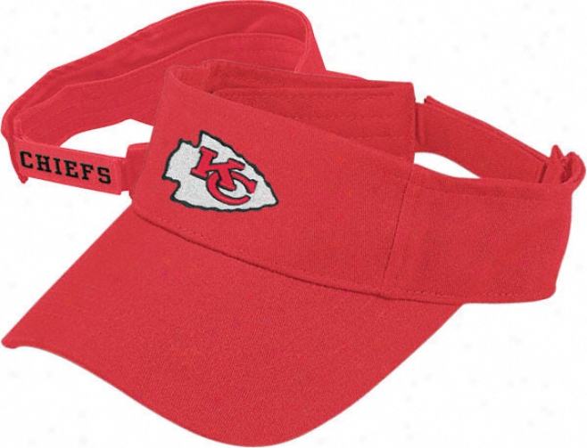 Kansas City Chiefs Bl Sun Visor