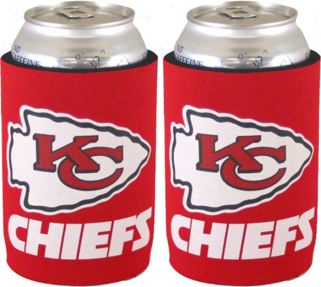 Kansas City Chiefs Can Koozie 2-pack