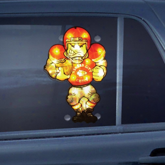 Kansas City Chiefs Deceitful Sided Car Window Light-up Player