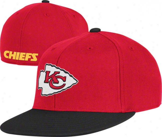 Kansas City Chiefs Flex Hat: Alternate Flat Brim Flex Hat