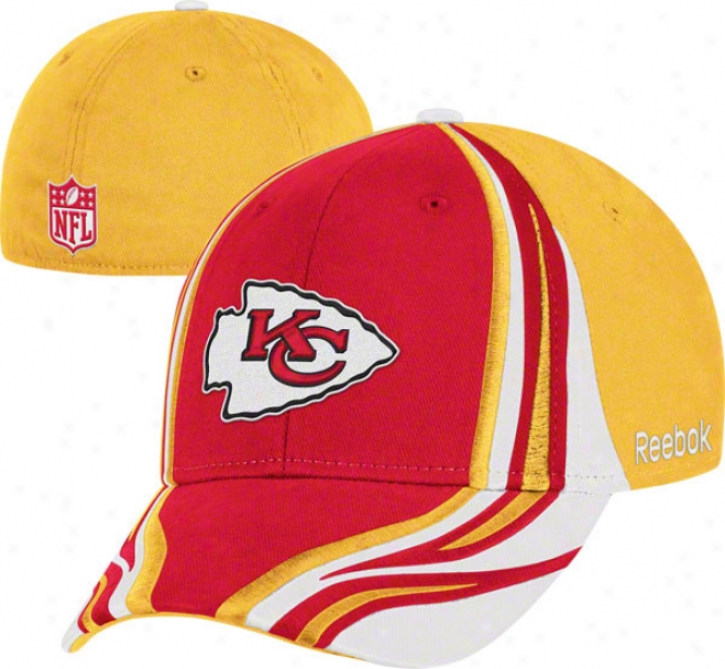 Kansas City Chiefs Flex Hat: Structured Race Stripes Flex Hat