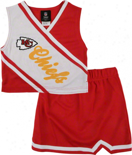 Kansas City Chiefs Girl's 2-piece Cheerleader Set