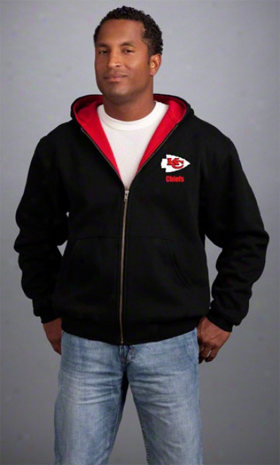 Kansas City Chiefs Jacket: Wicked Reebok Hooded Craftsman Jacket