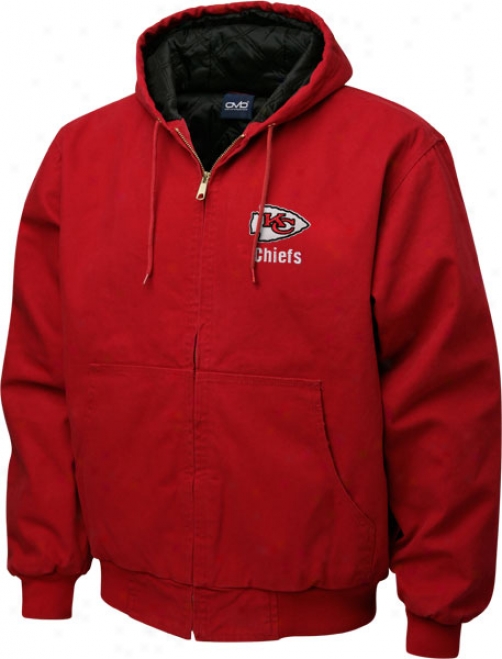 Kansas City Chiefs Jacket: Red Reebok Cumberland Jacket