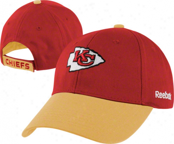 Kansas City Chiefs Kid's 4-7 Colorblock Adjustable Hat