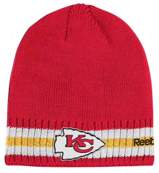 Kansas City Cjiefs Knit Hat: 2011 Coaches Sideline Uncuffed Knit Hat