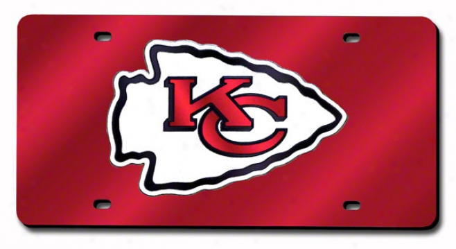 Kansas City Chiefs License Plate Laser Tag