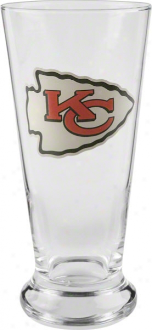 Kansas City Chiefs Log0 Pilsner Glass