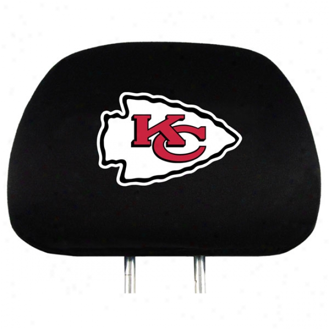 Kansas City Chiefs Nfo Headrest Covwrs (2 Pack) Cofers