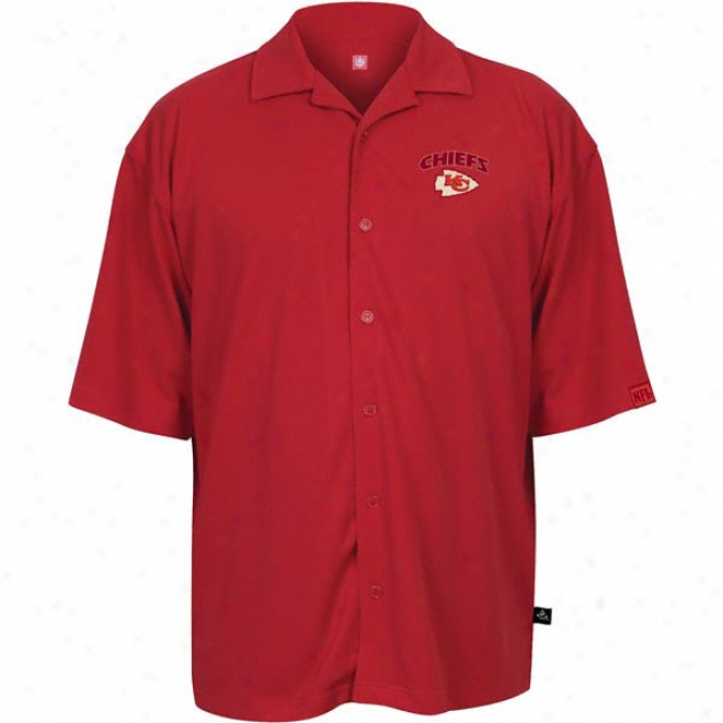 zKnsas City Chiefs Red Possession 2 Camp Shirt