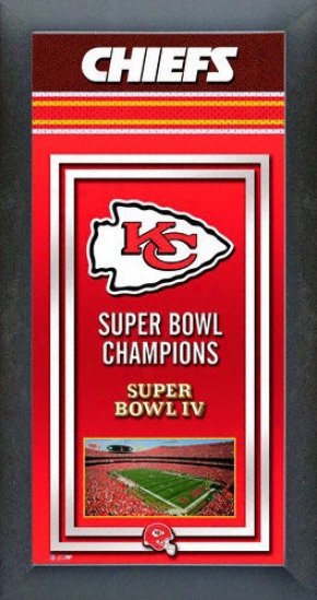 Kansas City Chiefs Super Bowl Framed Team Championship Series