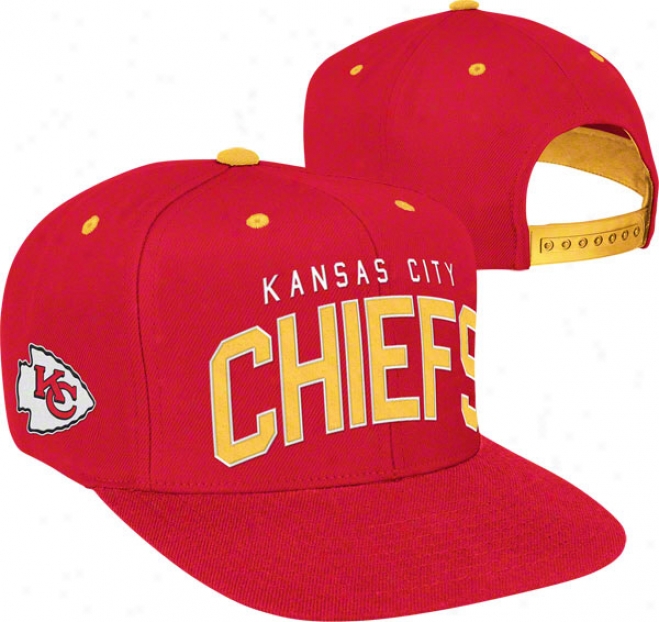 Kansas City Chiefs Teeam Arch Snapback Adjustable Hat