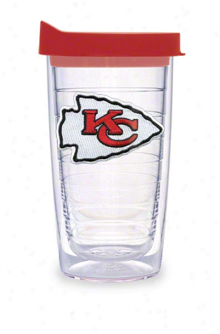 Kansas City Chiefs Tervis Tumbler 16 Oz Cup W/ Lid