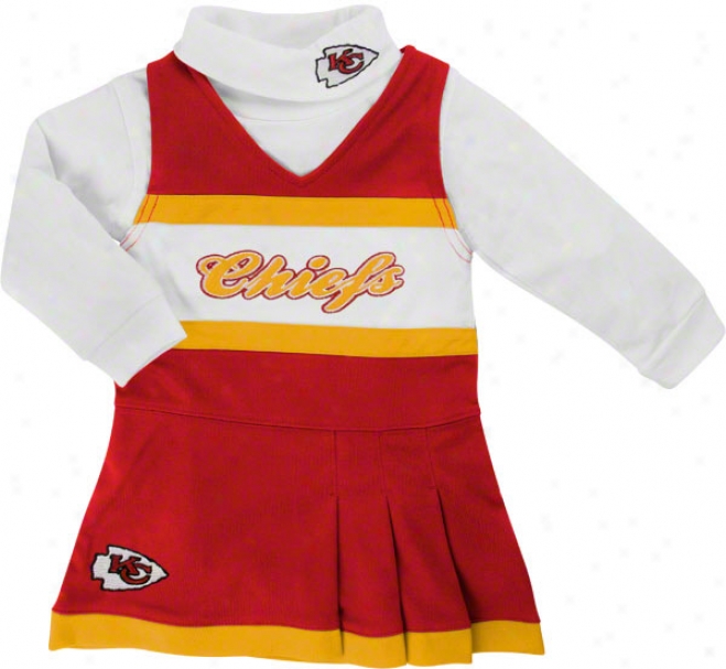 Kansas City Chiefs Toddler Jumper And Turtleneck Set