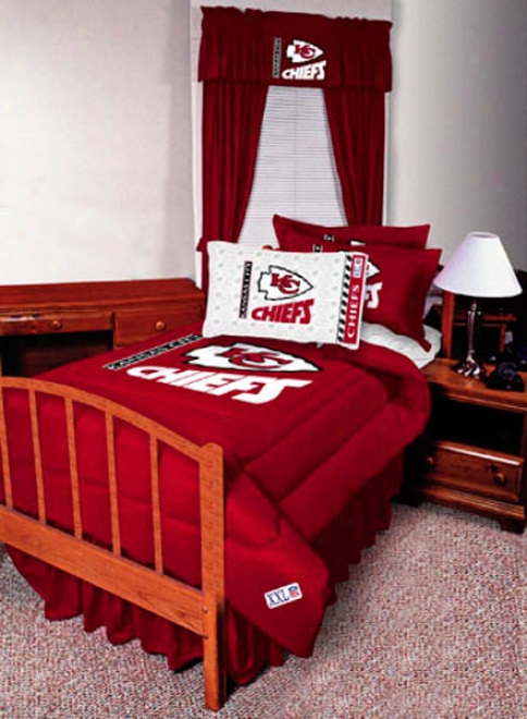 Kansas City Chiefs Twin Bedskirt