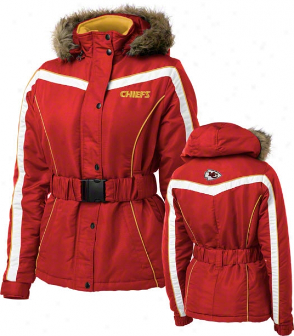 Kansas City Chiefs Women's Gameday Red Full-zip Heavyweight Parka