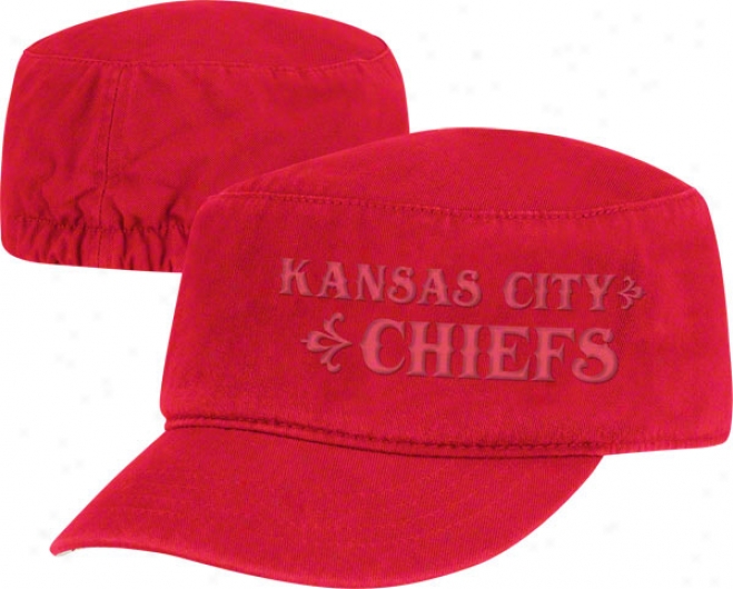 Kansas City Chiefs Women's Hat: Tonal Military Cap