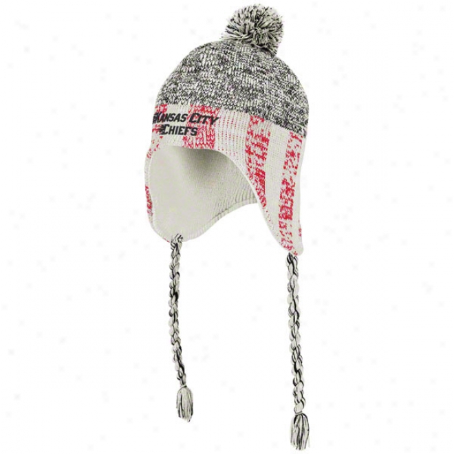 Kansas City Chiefs Women's Knit Hat: Lifestyle Tassel Pom Knit Hat