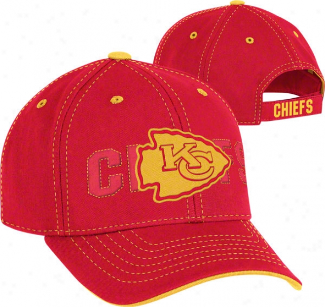 Kansas City Chiefs Youth Hat: Structured Adjustable Hat