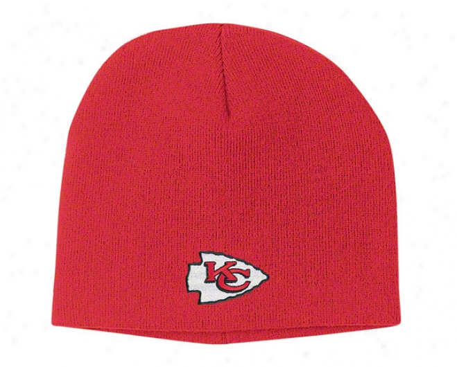 Kansas City Chiefs Youth/kids Uncuffed Knit Hat