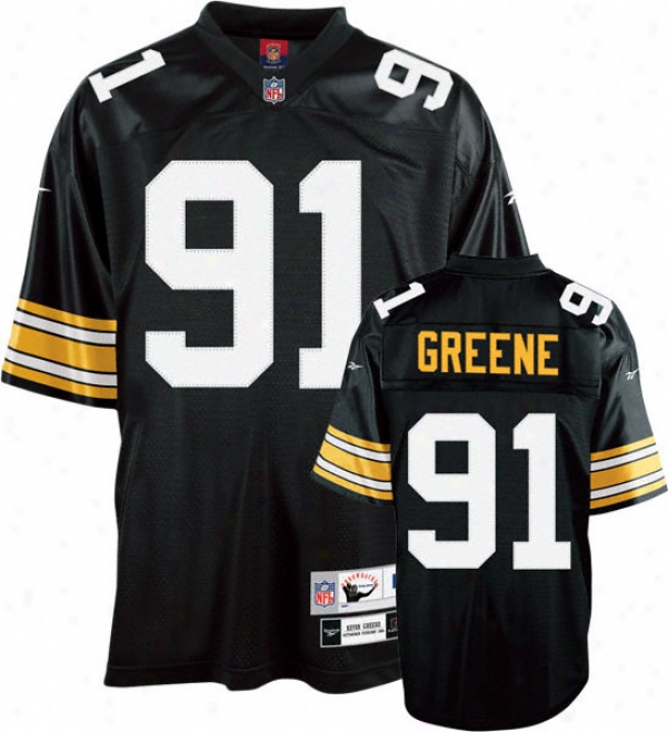 Kevin Greene Reebok Nfl Bkack Premier Throwback Pittsburgh Steelers Jersey