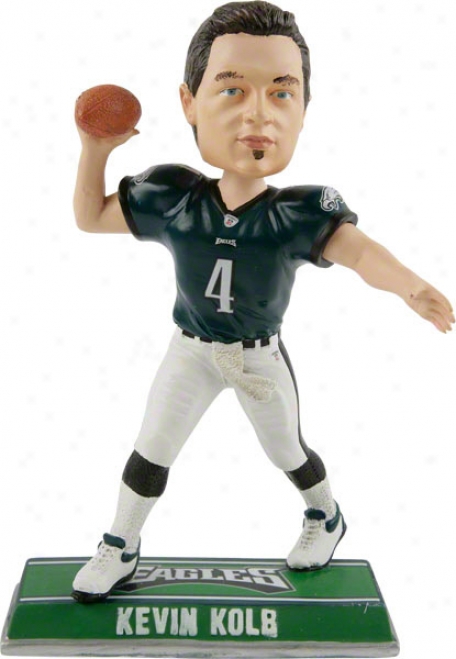 Kevin Kolb Philadeopia Eagles #4 End Zone Bobble Head- Road