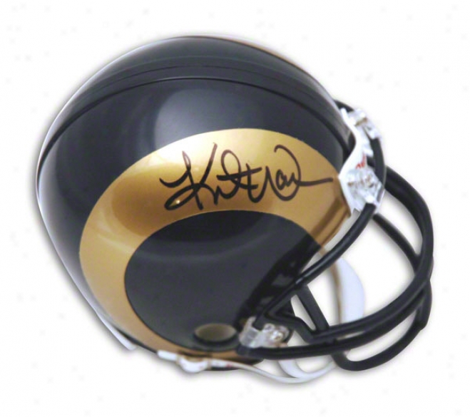 Kurt Warner Autographed St. Louis Rams Mini Helmet