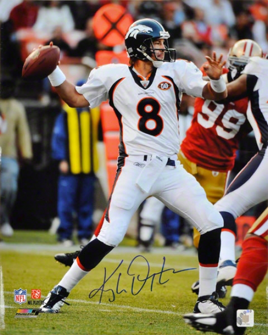 Kyle Orton Autograpyed 16x20 Photogfaph  Details: Denver Broncos