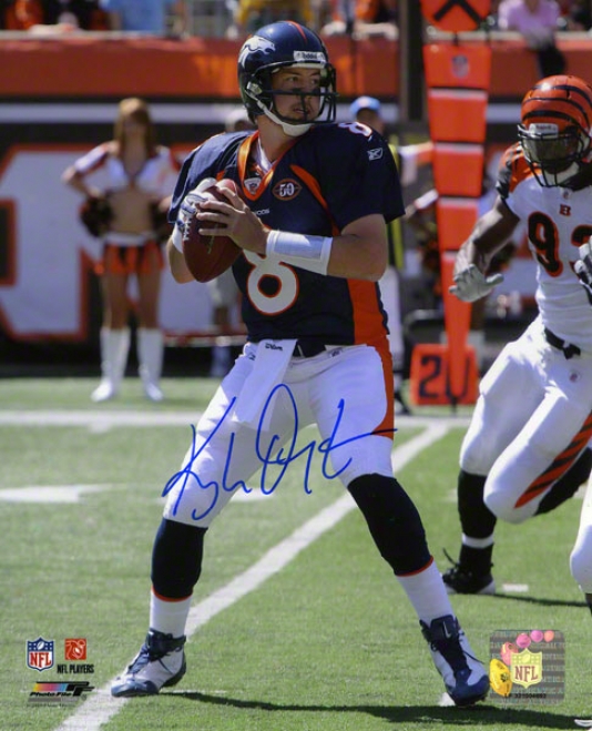 Kyle Orton Autographed Photograph  Details: Denver Broncos, 8x10