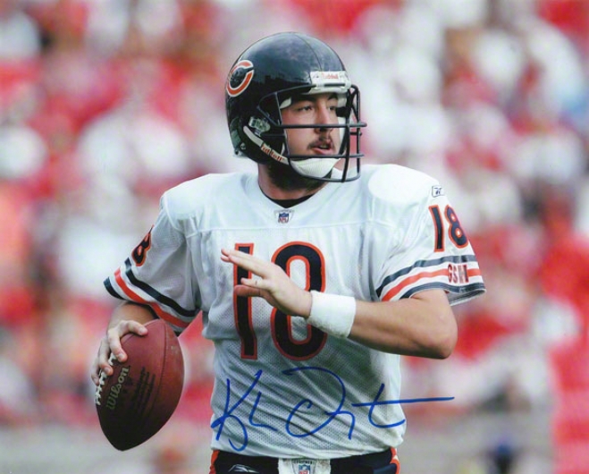 Kyle Orton Chicago Bears - Action Close-up - Autographed 8x10 Photograph