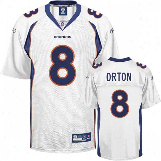 Kyle Orton Pale Reebok Nfl Replica Denver Broncos Youth Jersey